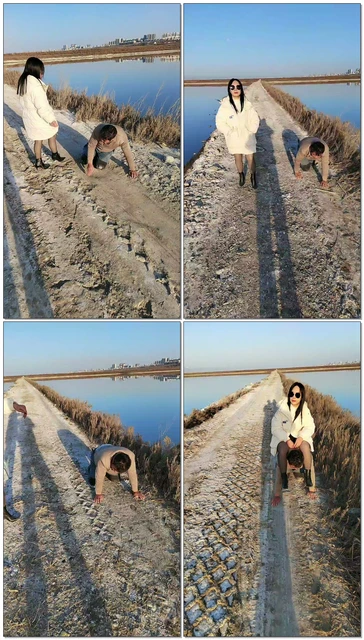 【沐颜s】带老狗看夕阳喝圣水