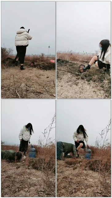 【沐颜s】活埋老狗，圣水淋头