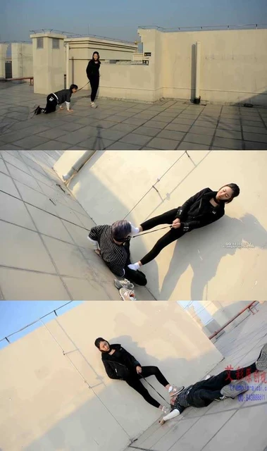 【HPL栖心之栈】【夏芙】夏芙天台运动鞋调教