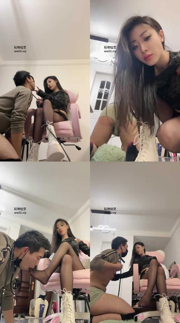 【莫吉托】短靴黑丝踩虐/重度鞭打/虐乳喂口水