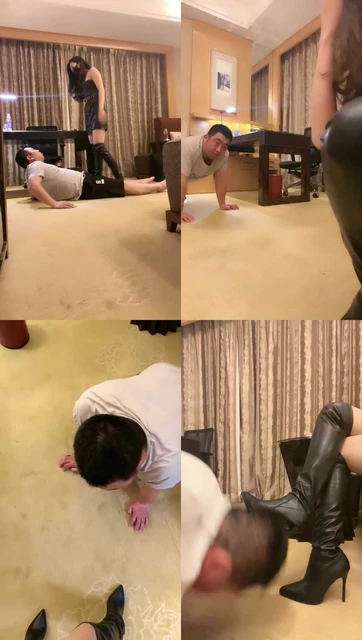 【微甜】高跟长靴踩踏踢踹/清理脏鞋