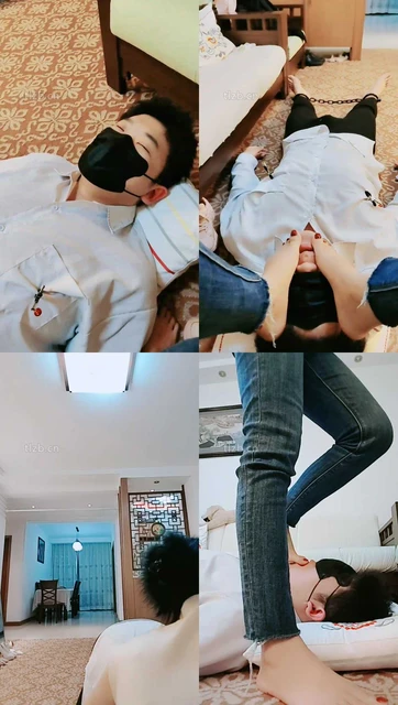 【纳兰若初】裸足蹂躏狗脸/夹子掐乳/骑脖/踩踏