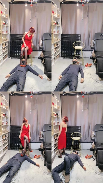 【冰诺】妖艳女神S-高跟黑丝碾压虐乳