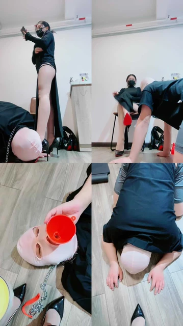 【甜心教主】高跟踩废物跪舔肉丝原味