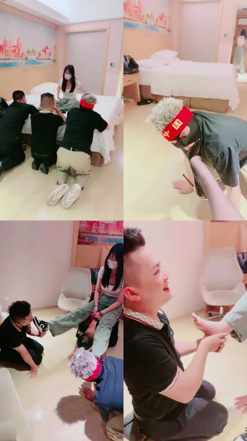 【甜心教主】群调群虐-双女神暴力场-鞭打踩踏耳光腿夹/骑马踢踹