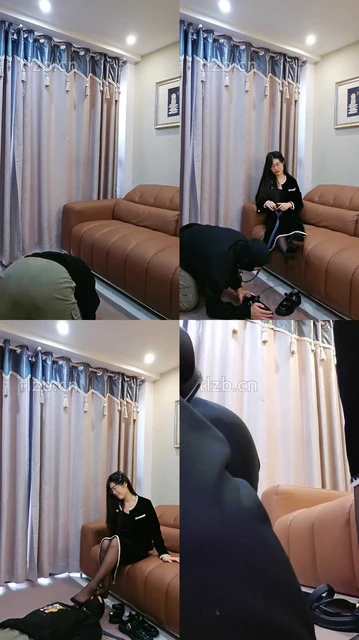 【嘉妮S】黑丝美腿虐-转胯/舔皮鞋/叼鞋闻鞋/吮吸脚趾