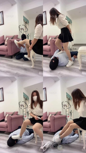 【巴莉女王】白棉袜窒息贱狗