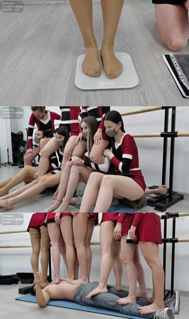 【欧美女王】77美刀购入！莫斯科女神团群踩亚裔大叔！满屏俄罗斯美女高能踩踏