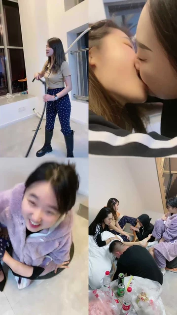 【麋鹿银儿】精彩-健身女神群调群虐