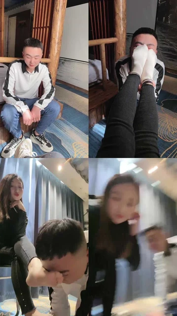 【魅儿】吃白袜/舔脏小白鞋/闻裸足