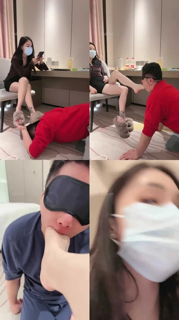 【筱月】御姐S-裸足狂舔/插嘴深喉/手脚耳光