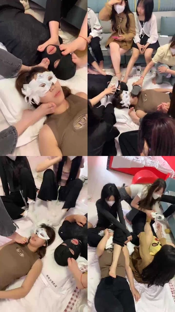 【精神小妹】多S调情侣狗-臭脚臭鞋气味吸入/腿绞喂食