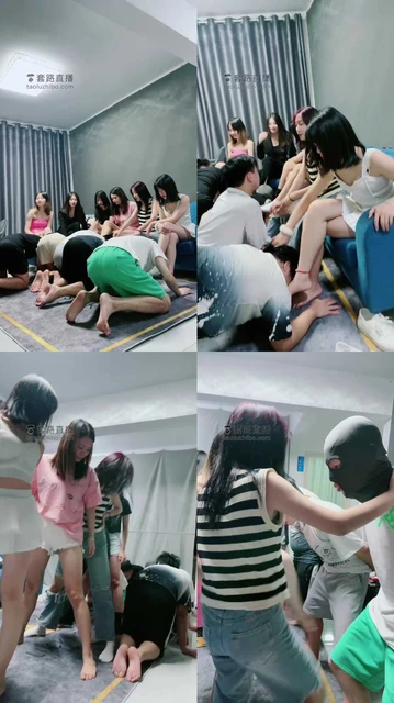 【婷婷】超精彩-大学宿舍群调贱狗奴