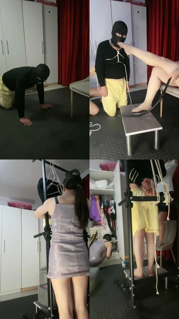 【北京艾琳】双S-跪舔白袜肉丝jio/吊绑虐打