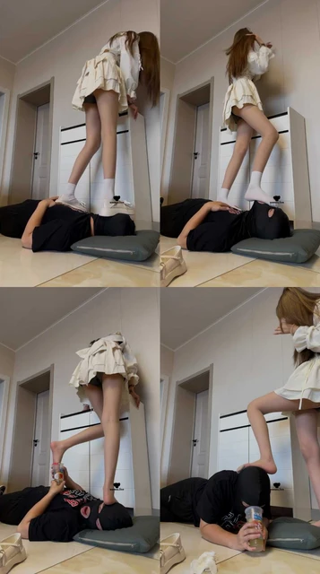 【精神小妹】全体重踩踏/袜子塞嘴