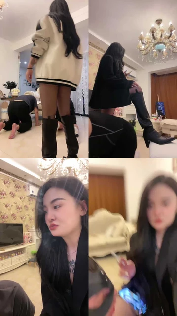 【安晴】精神小妹长靴黑丝重度提档/人体烟灰缸