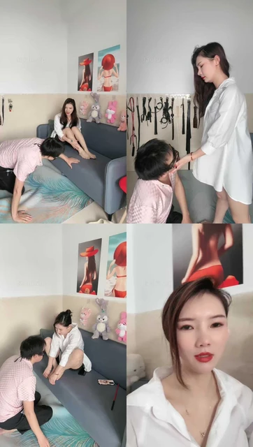 【木子大大】脚踩狗头强制虐打