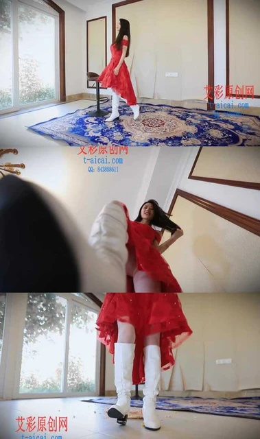 【HPL栖心之栈】【芷晴】芷晴女神白靴降服贱男