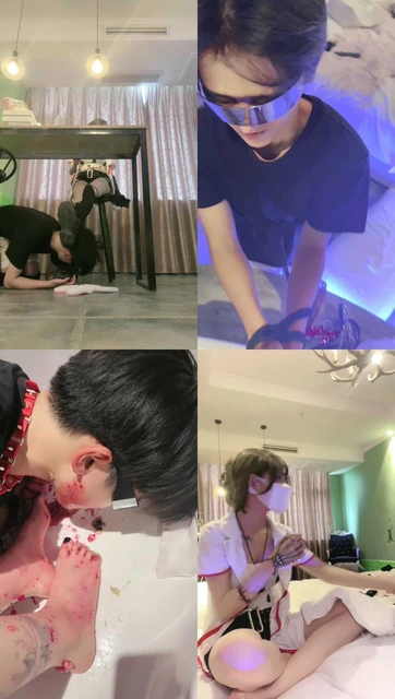 【智恩】护士姐姐tj病人-舔皮鞋及膝袜/踩踏喂食/捆绑电击