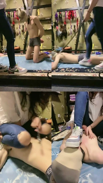 【薇薇】运动女生蹂躏脚下奴