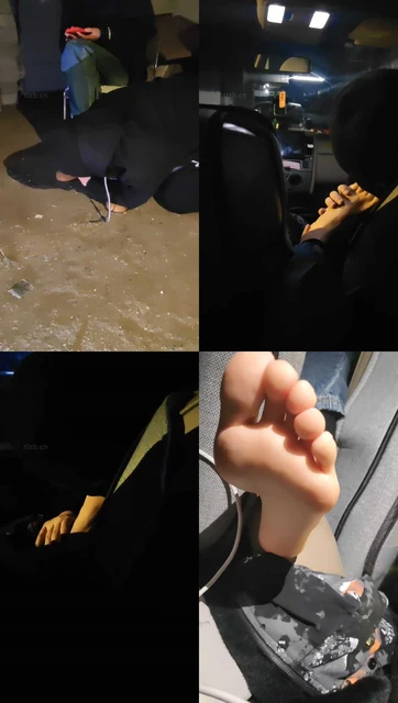 【樱樱】阳台-车内;让贱奴舔雪地靴白袜臭脚【上】