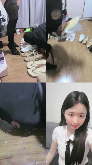 【糯米姐姐】超多脏鞋活体除臭/吃口水浓痰/黑丝塞嘴