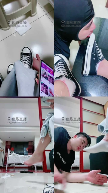 【娜美s】帆布鞋白袜原味羞辱