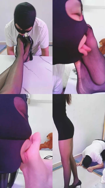 【美娜格格】高跟黑丝恋足调