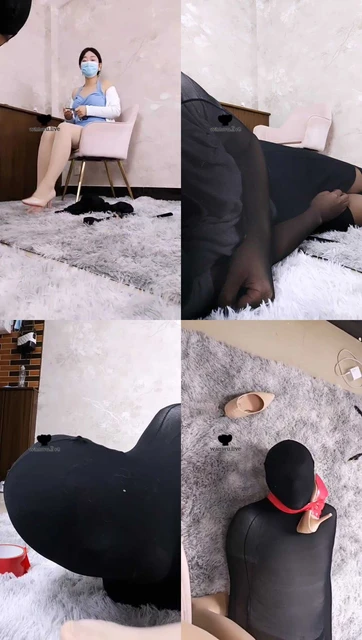 【桃桃樱】束缚衣强制高跟鞋除臭窒息