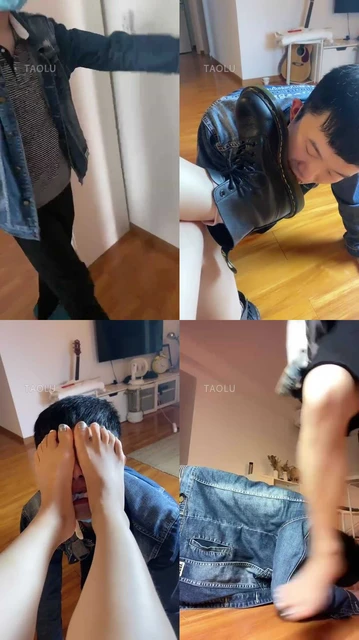 【巴莉女王】棉袜塞嘴逼迫中介做狗