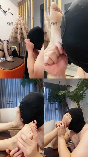 【沐沐大大】沉浸式-黑丝jio裸足狂舔