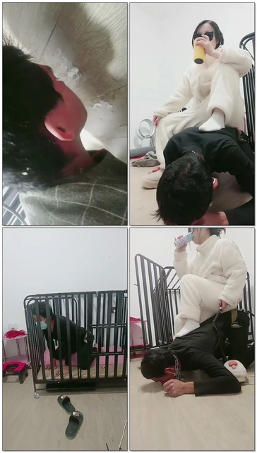 【薇薇情侣主】鞭打呕吐物舔口水