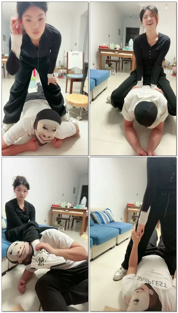 【锅盖子s】素人妮妮首次欺负我，我太惨了