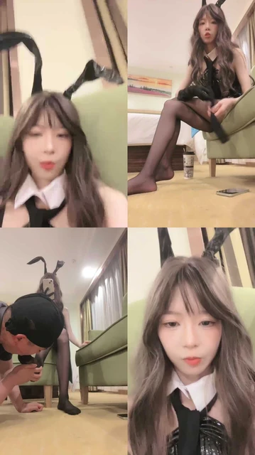 【小奈大人】可爱洛丽塔S-黑丝玩虐贱奴