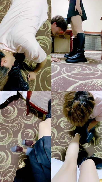 【甜心】长靴白袜羞辱奶狗