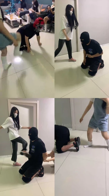 【精神小妹】4S素人-暴力踢踹/耳光虐打/喝圣水