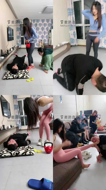 【麋鹿银儿】当着素人面tj-踩踏/骑马/虐打