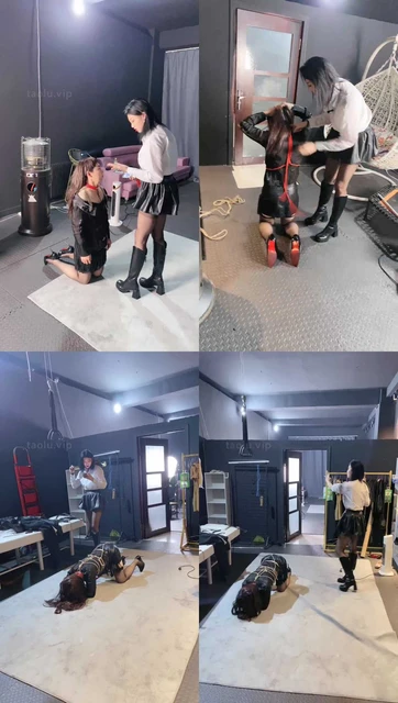 【冰诺】长靴黑丝S-捆绑重度鞭打