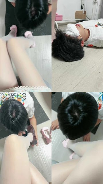 【supp】下跪做奴-粉鞋丝袜jio踩虐