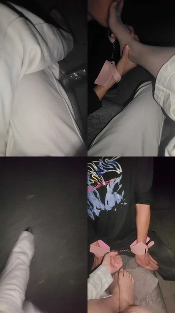 【茶熹】深夜手铐捆绑户外虐