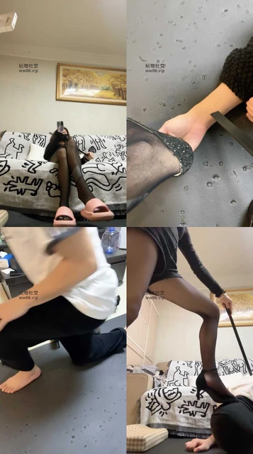 【安安】高跟鞋踩踏贱狗