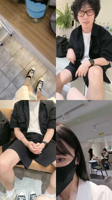 【暴力美学】咖啡厅随机开发素人小哥-踹裆闻鞋/下跪腿绞