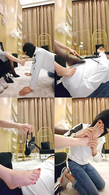 【酒酒】反绑狗-强制舔脏鞋臭脚