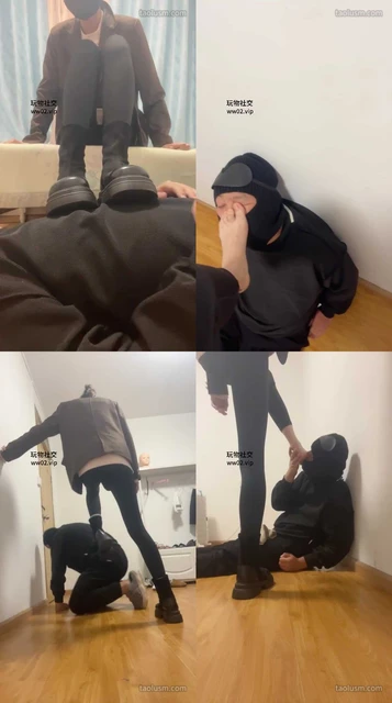 【KKsama】靴子捂了一天的棉袜玩奴