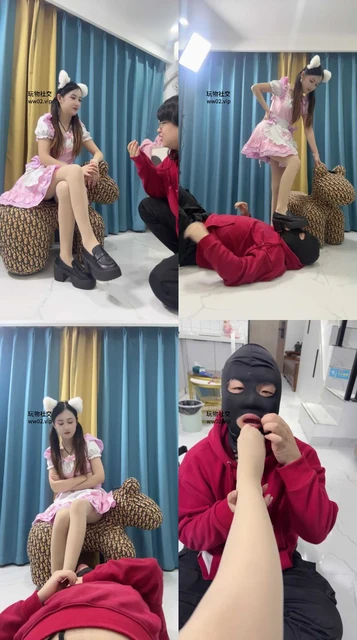 【素人挖掘机】可爱粉色系女主-皮鞋肉丝首调