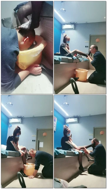 【西北傻子】开发足疗店双女神给洗脚喝洗脚水