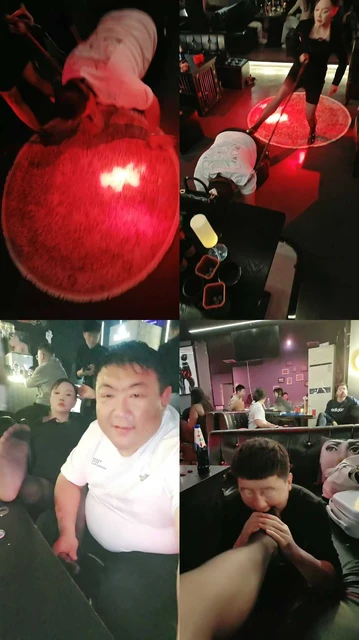 【乐爷】酒吧里面公开玩兄弟奴