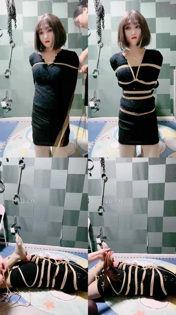【盈盈】五花大绑虐变装奴