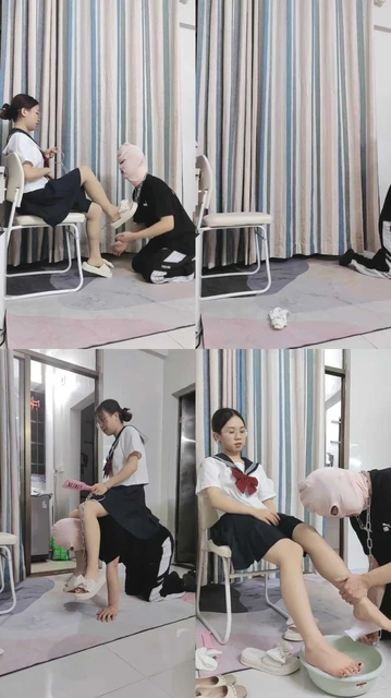 【珈瑶S】学生下课调老师-吃袜子/伺候洗脚/恋足调