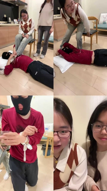 【学生双主s】双S-捆绑运动鞋白袜全体重踩踏